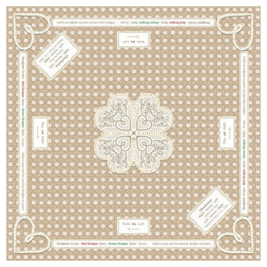 Mahjong Gaming Mat, CANNAGE BLONDE **RULES EDITION**