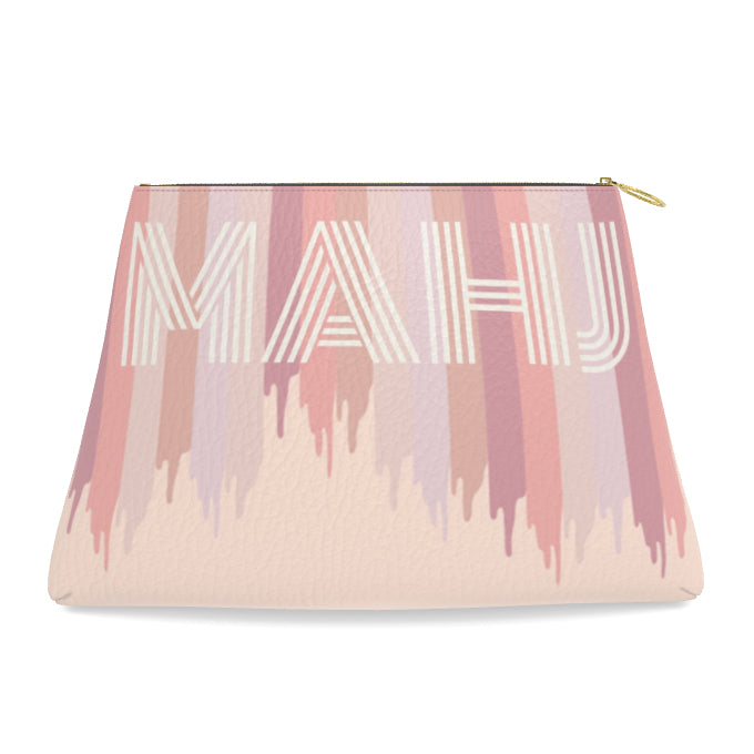 Roomy Leather Mahjong Tile Bag, White Couch Design x Tigre de Tartán