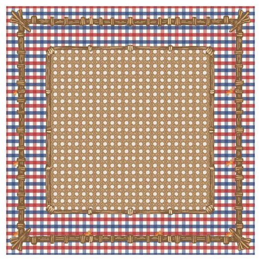 Mahjong Gaming Mat, RED WHITE & ROAR