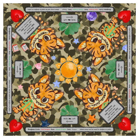 Mahjong Gaming Mat, COLLECTOR'S ITEM,  **RULES EDITION**