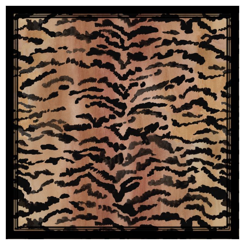 Early Access El Tigre Printed Needlepoint Canvas — 14 Mesh