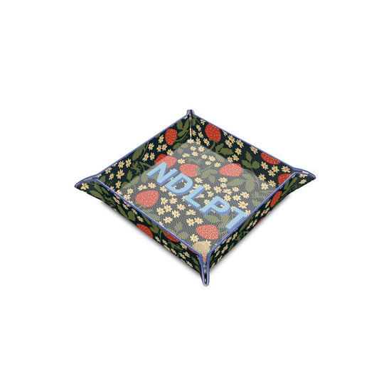 Leather Snap Tray, NDLPT STRAWBERRY SMALL
