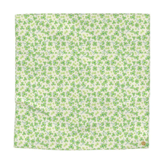 Large Bandana in Cotton, CLOVER