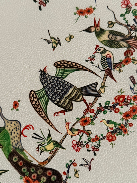 Katherine Hartman X Tigre de Tartán Mahjong Mat, BIRDSONG