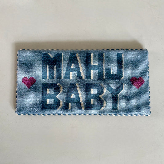 Mahj Baby Hand Painted Needlepoint Canvas