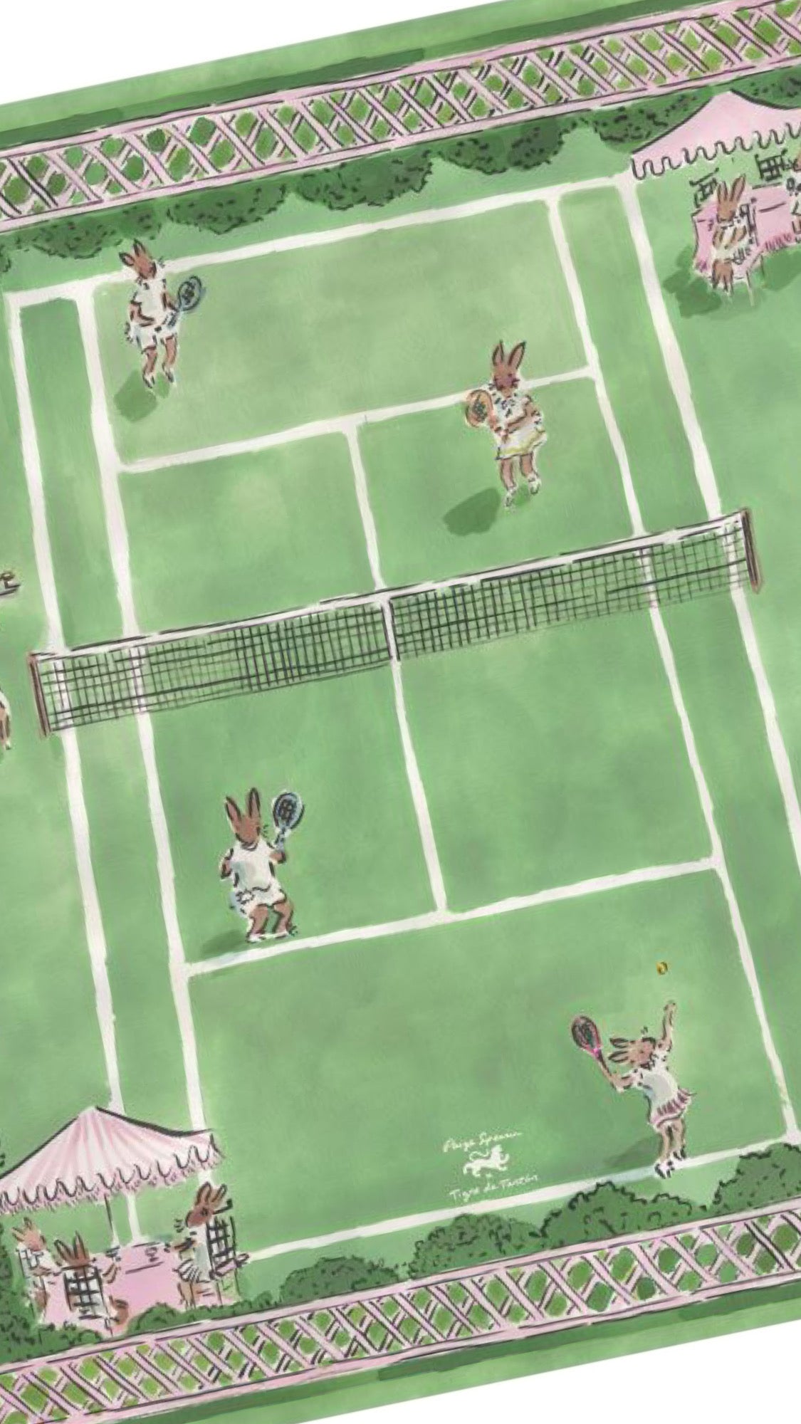 Paige Spearin Gaming Mat, "Bunny Love"