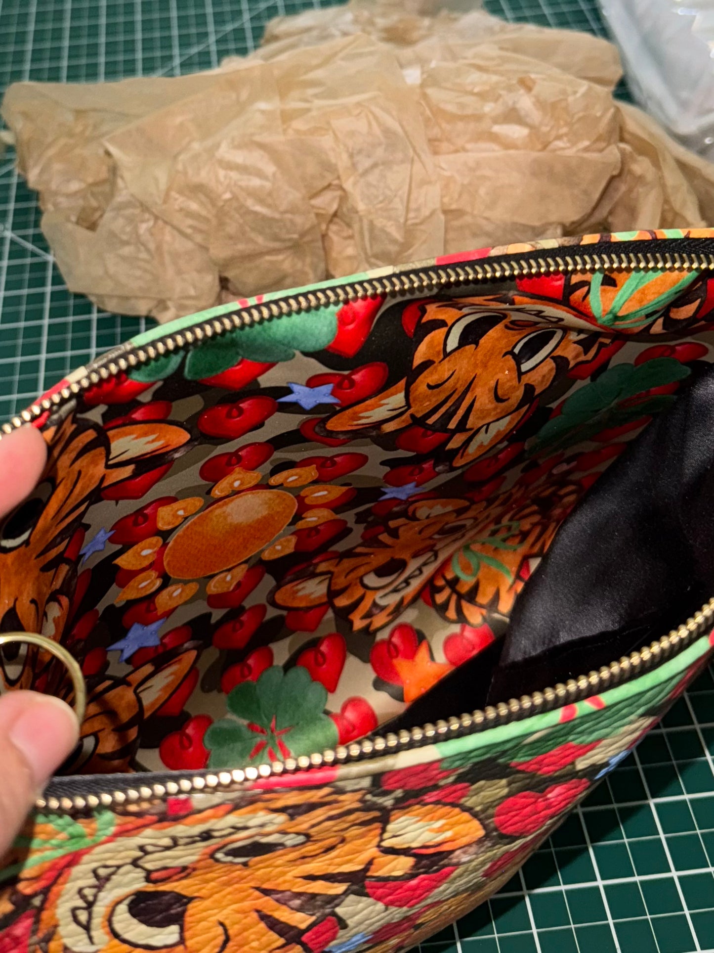 Roomy Leather Clutch- COLLECTOR'S ITEM