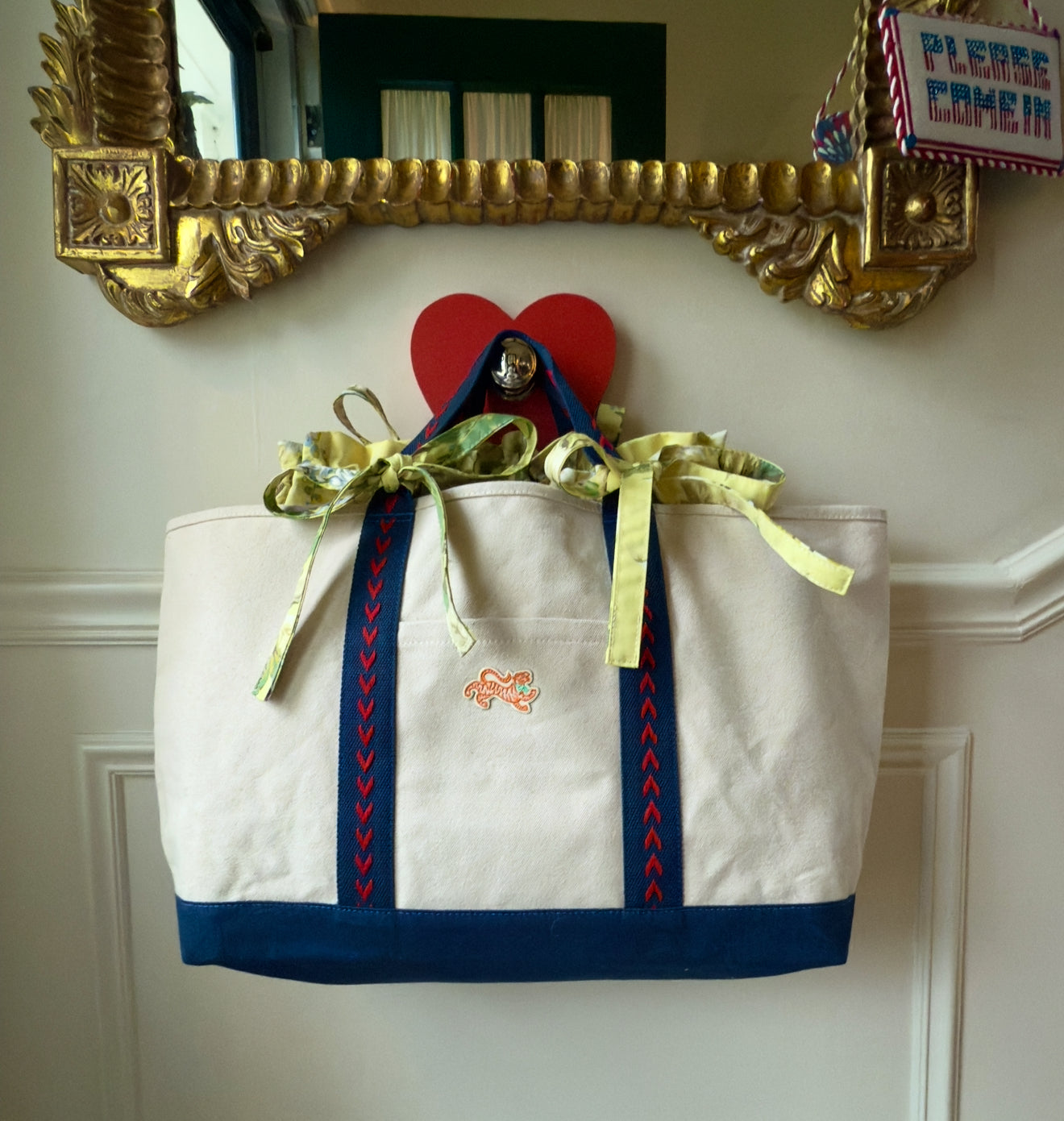 Tie-On Insert, BUTTER CHINTZ