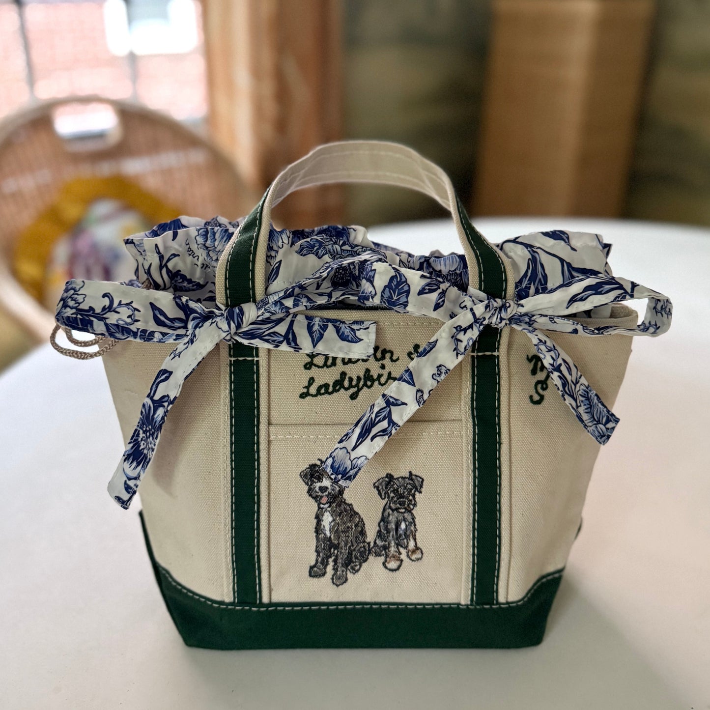 Tie-On Insert,CHINOISERIE BLEU, MINI