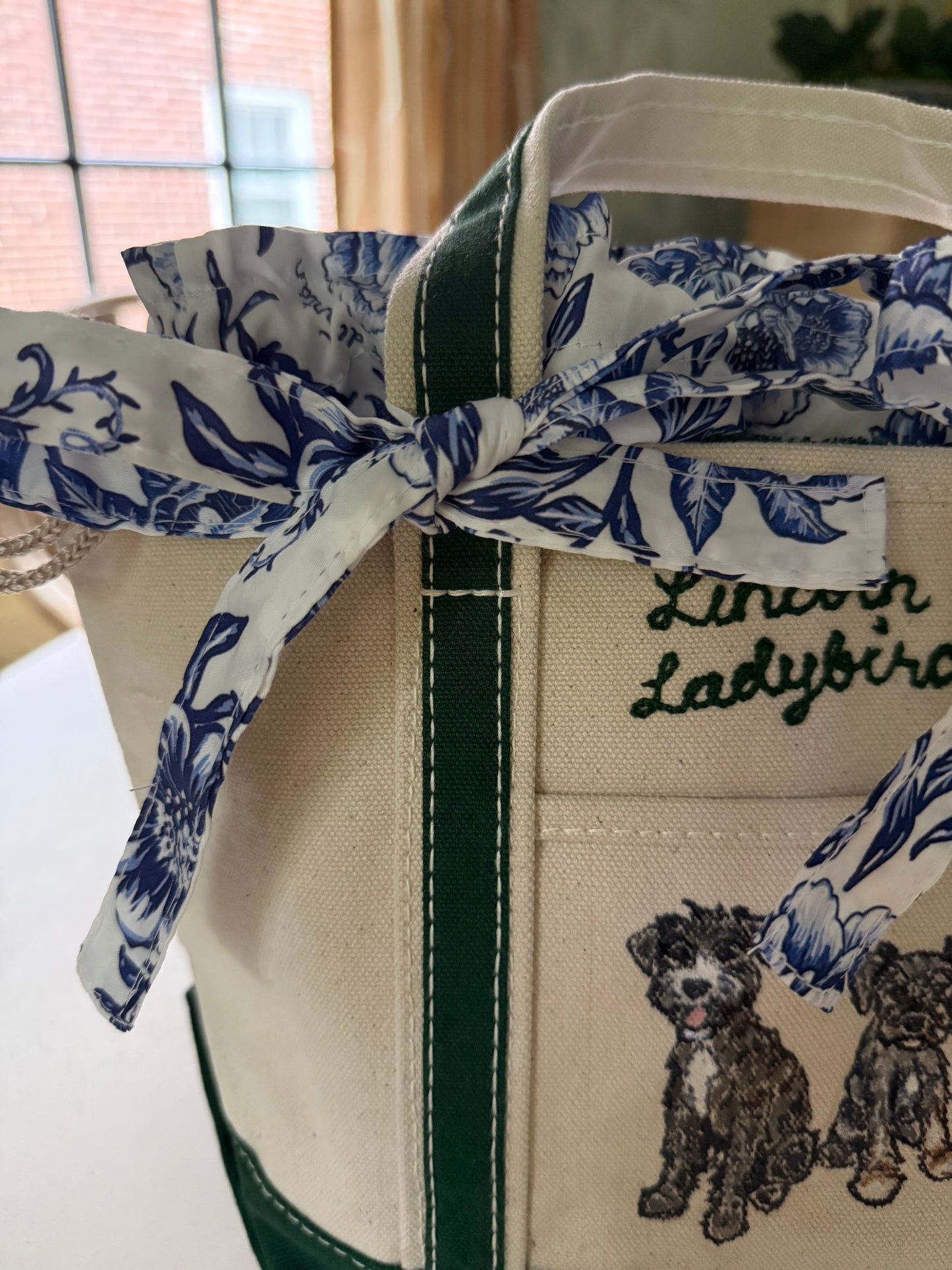Tie-On Insert,CHINOISERIE BLEU, MINI