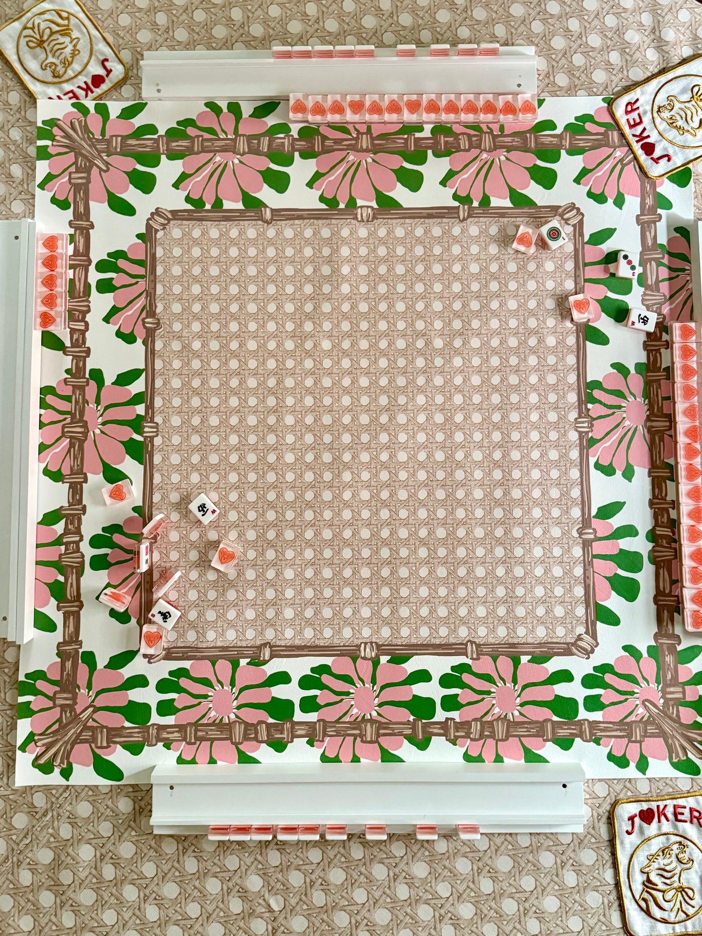 Mahjong Gaming Mat, KATY'S VINTAGE HAWAIIAN DRESS