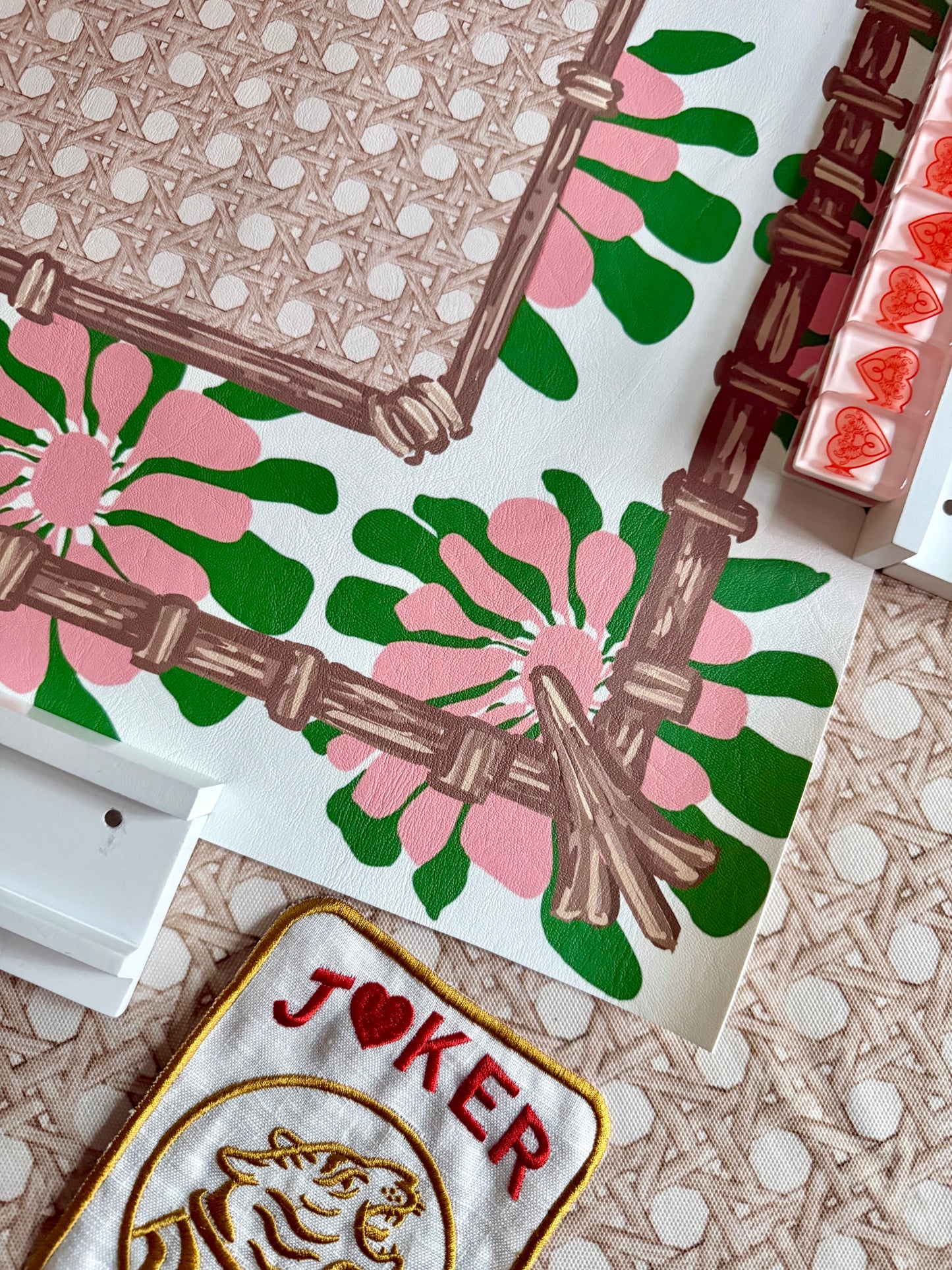 Mahjong Gaming Mat, KATY'S VINTAGE HAWAIIAN DRESS