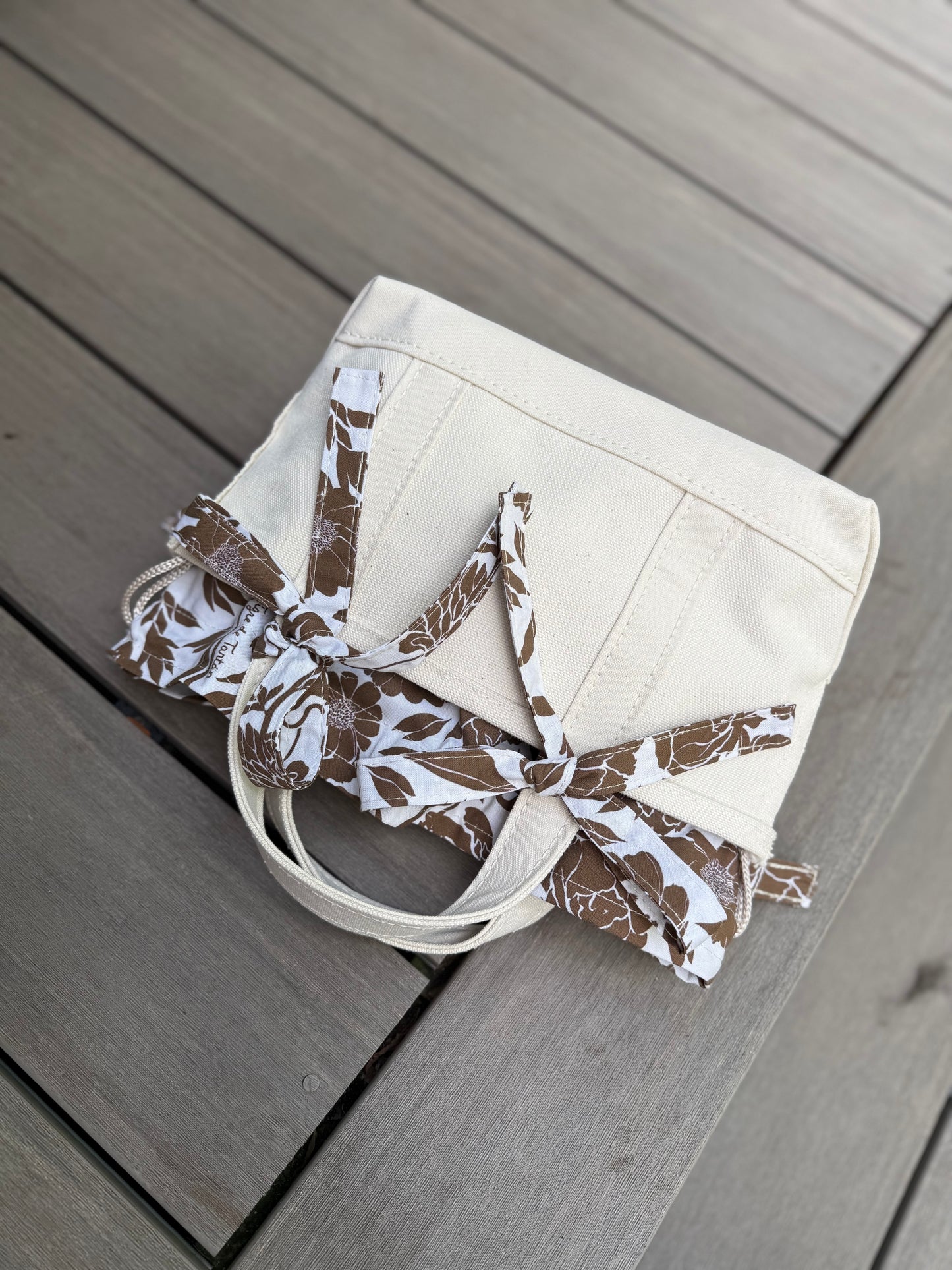 Tie-On Insert, COCONUT PEONIES, MINI