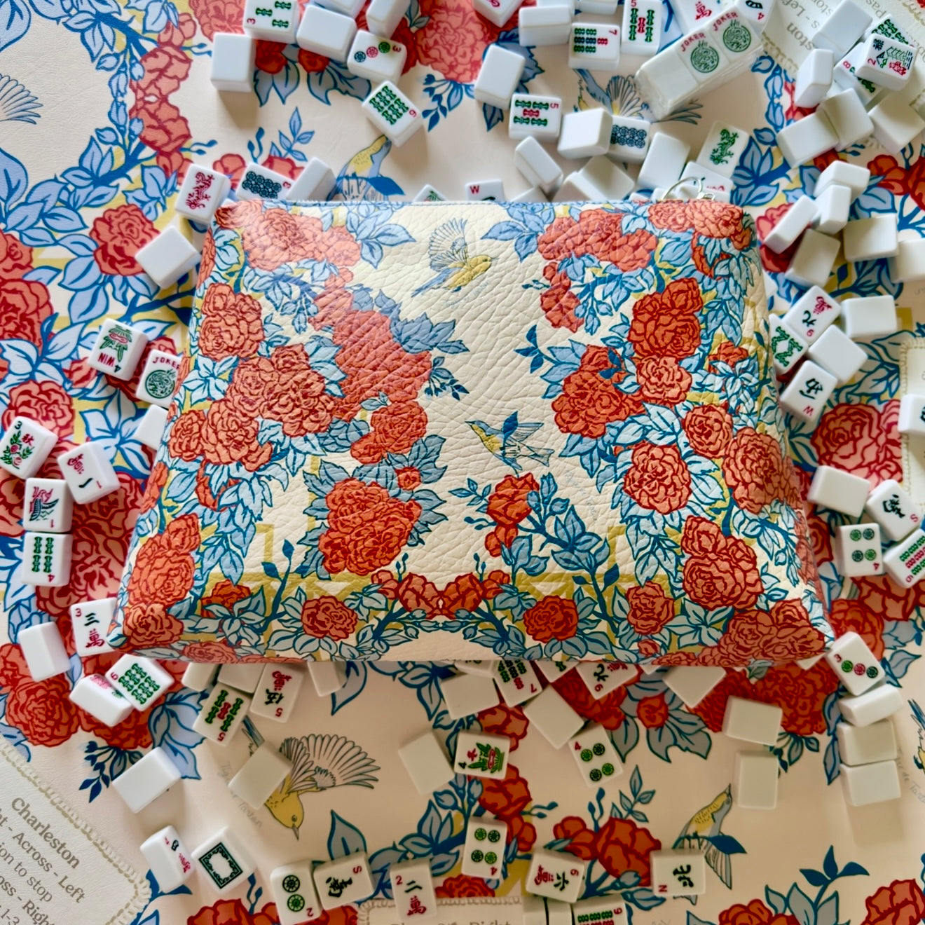 Mahjong Gaming Mat, POP ART ROSES
