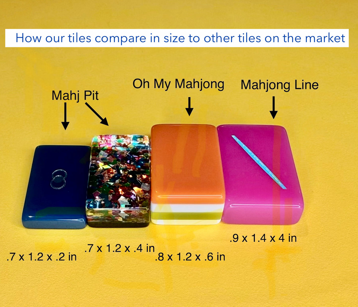 Mahj Pit Skinny Tiles