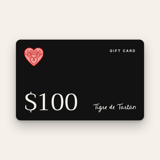 Tigre de Tartán digital gift card, $100