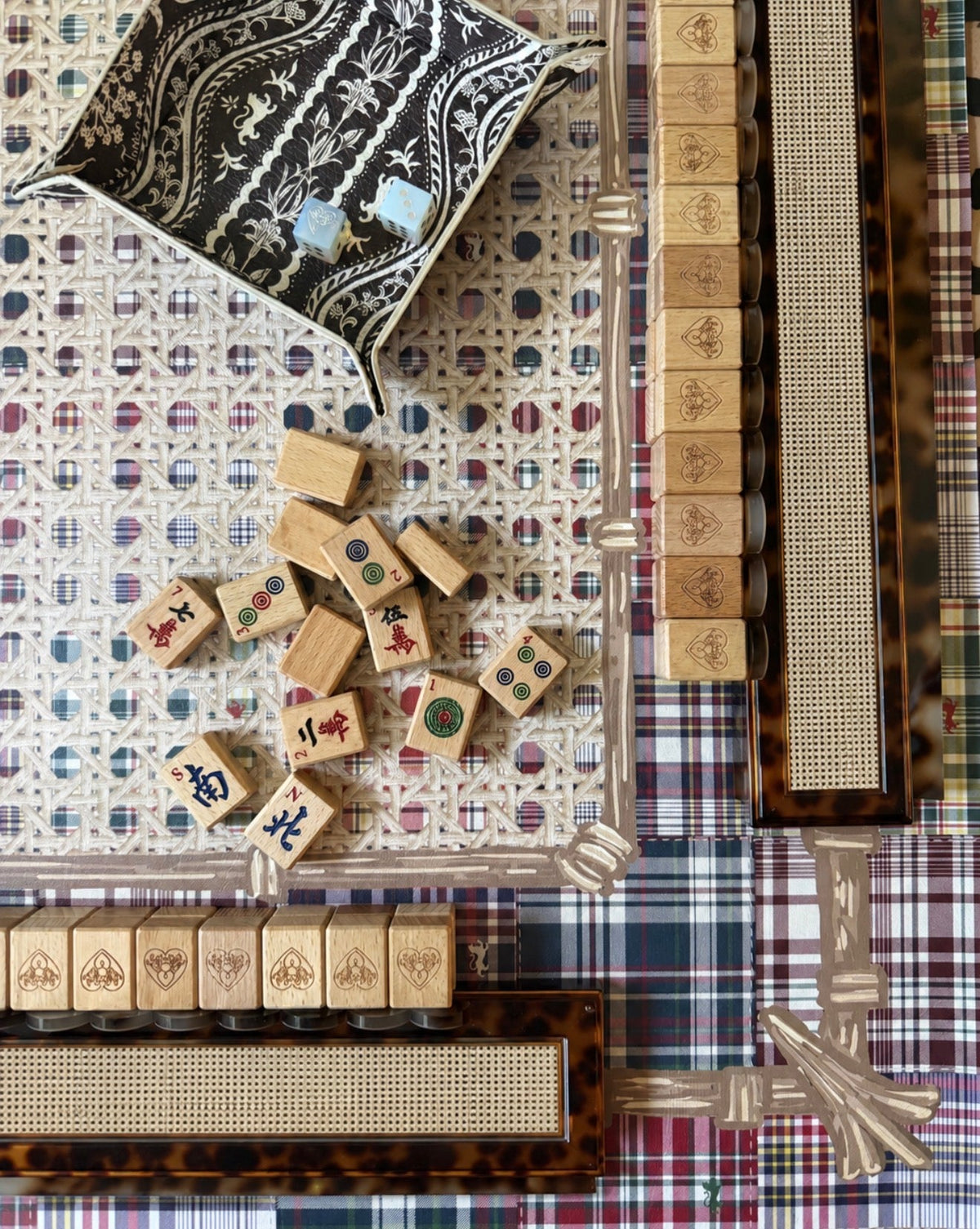 Needlepoint, Meet the Mahjong Rack