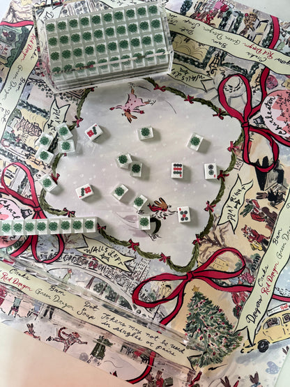 RETURNS IN JULY -House Clovers: Classic American Mahjong Tile Set with Signature Clover Logo — view 17 of 20