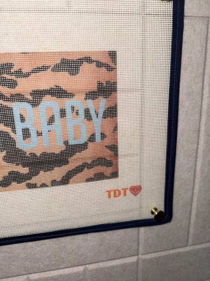 Mahj Baby Needlepoint Canvas, Tiger Stripe — view 2 of 2