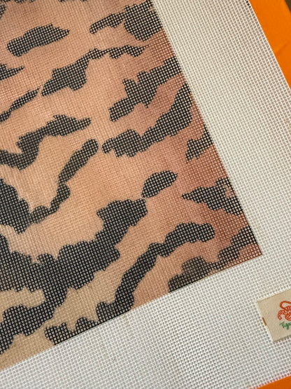 TIGER STRIPE Printed Needlepoint Canvas – 14 Mesh — view 3 of 4