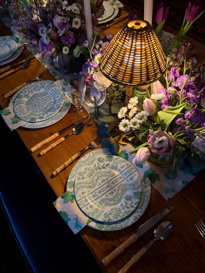 10" Melamine Dinner Plate, DOMINO LETTUCE, Set of 6 — view 6 of 8