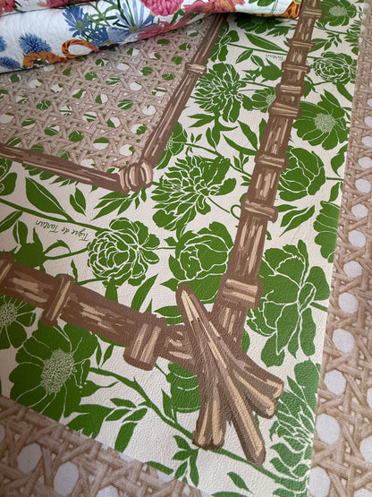 Mahjong Gaming Mat, JADE PEONY — view 2 of 6