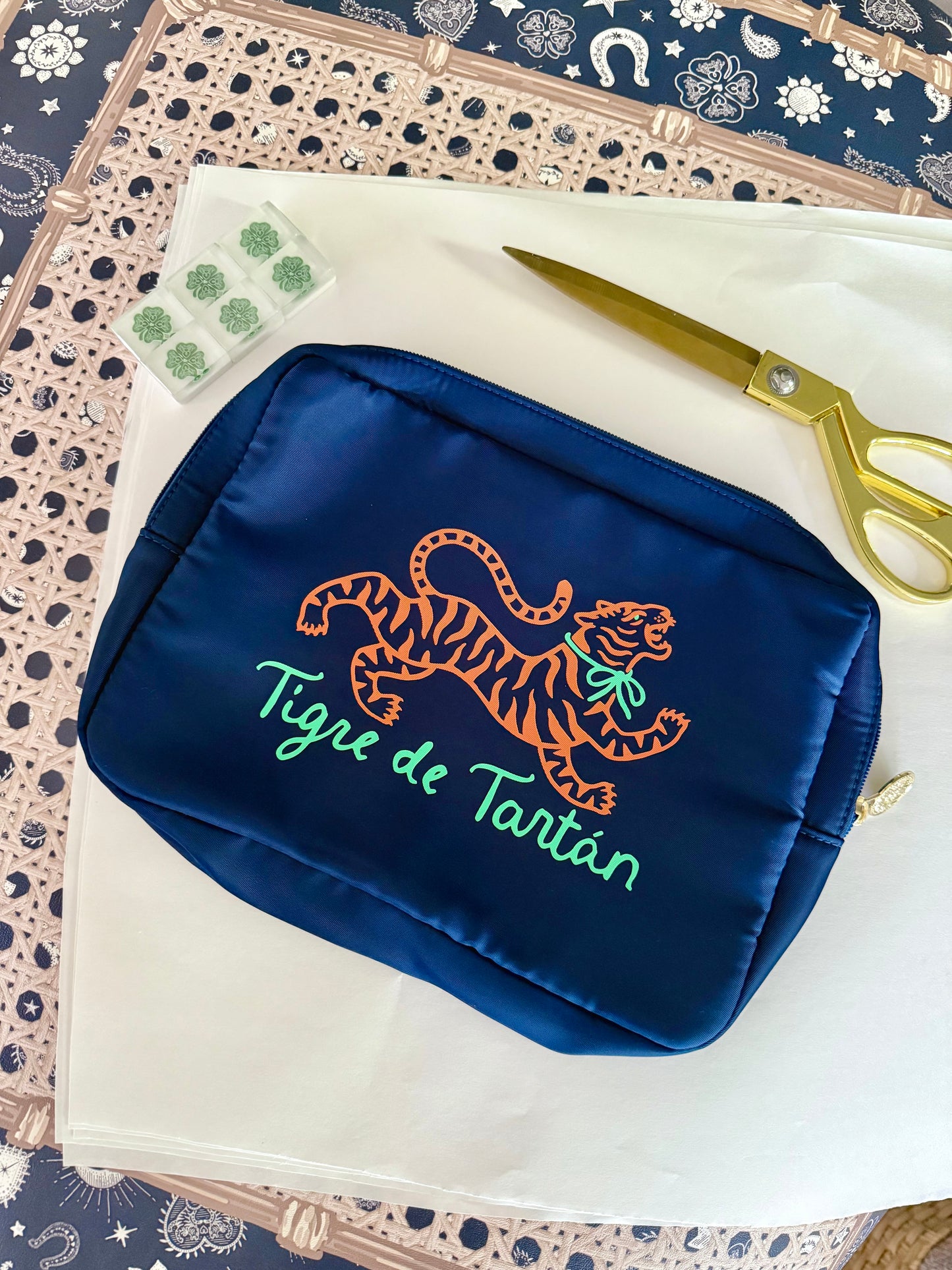 House Clovers: Classic American Mahjong Tile Set with Signature Clover Logo **** preorder early December