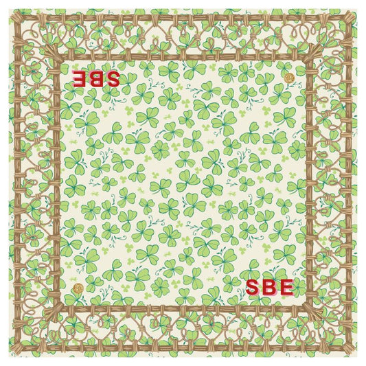 Mahjong Gaming Mat, CLOVER, CHOOSE YOUR MONOGRAM