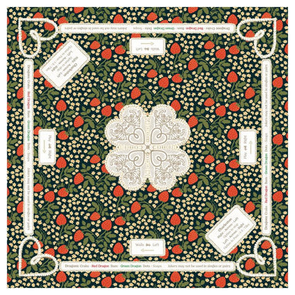 Mahjong Gaming Mat, STRAWBERRY RULES EDITION