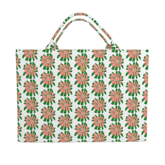 Jumbo Slouchy Denim Tote, Katy's Vintage Hawaiian Dress