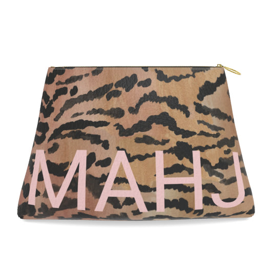 Roomy Leather Mahjong Tile Bag, EL TIGRE, MAHJ