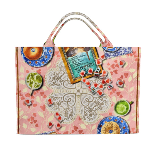 Jumbo Slouchy Denim Tote, MAD ABOUT YOU