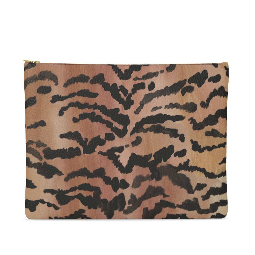 Medium Leather Pouch, El Tigre