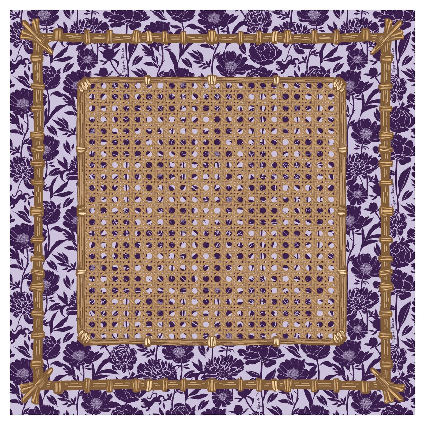 PREVIEW: Mahjong Gaming Mat, PLUM PEONY