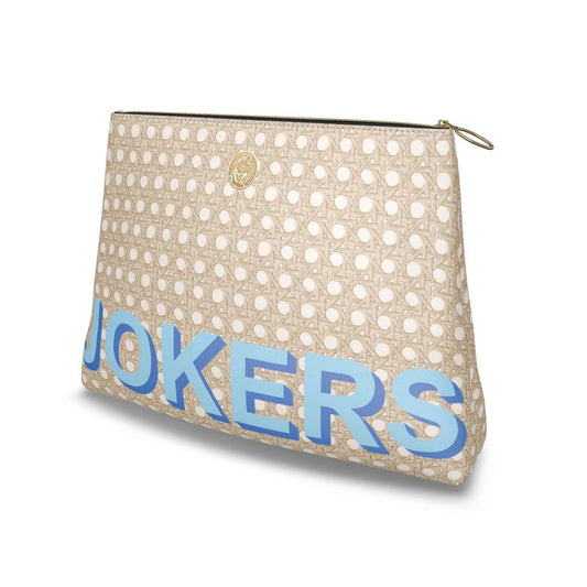 Roomy Leather Mahjong Tile Bag, JOKERS CANNAGE BLONDE