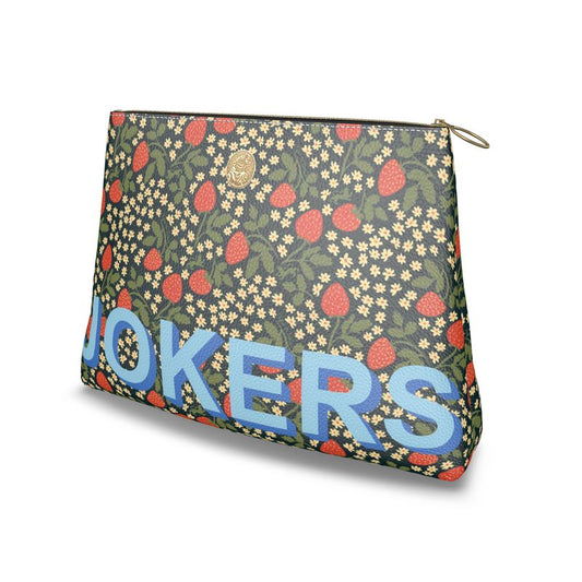 Roomy Leather Mahjong Tile Bag, JOKERS STRAWBERRY