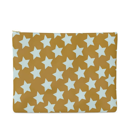 FAIT Á MAIN x TDT Leather Pouches, OLIVE STAR