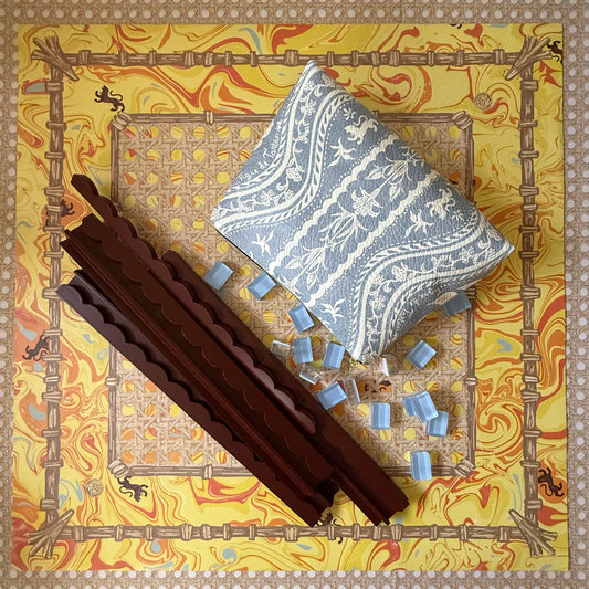 Mahjong Gaming Mat, THANK YOU NOTE, MARIGOLD