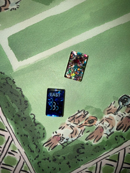 Mahj Pit confetti mahjong tiles — translucent acrylic, iridescent finish — view 5 of 24
