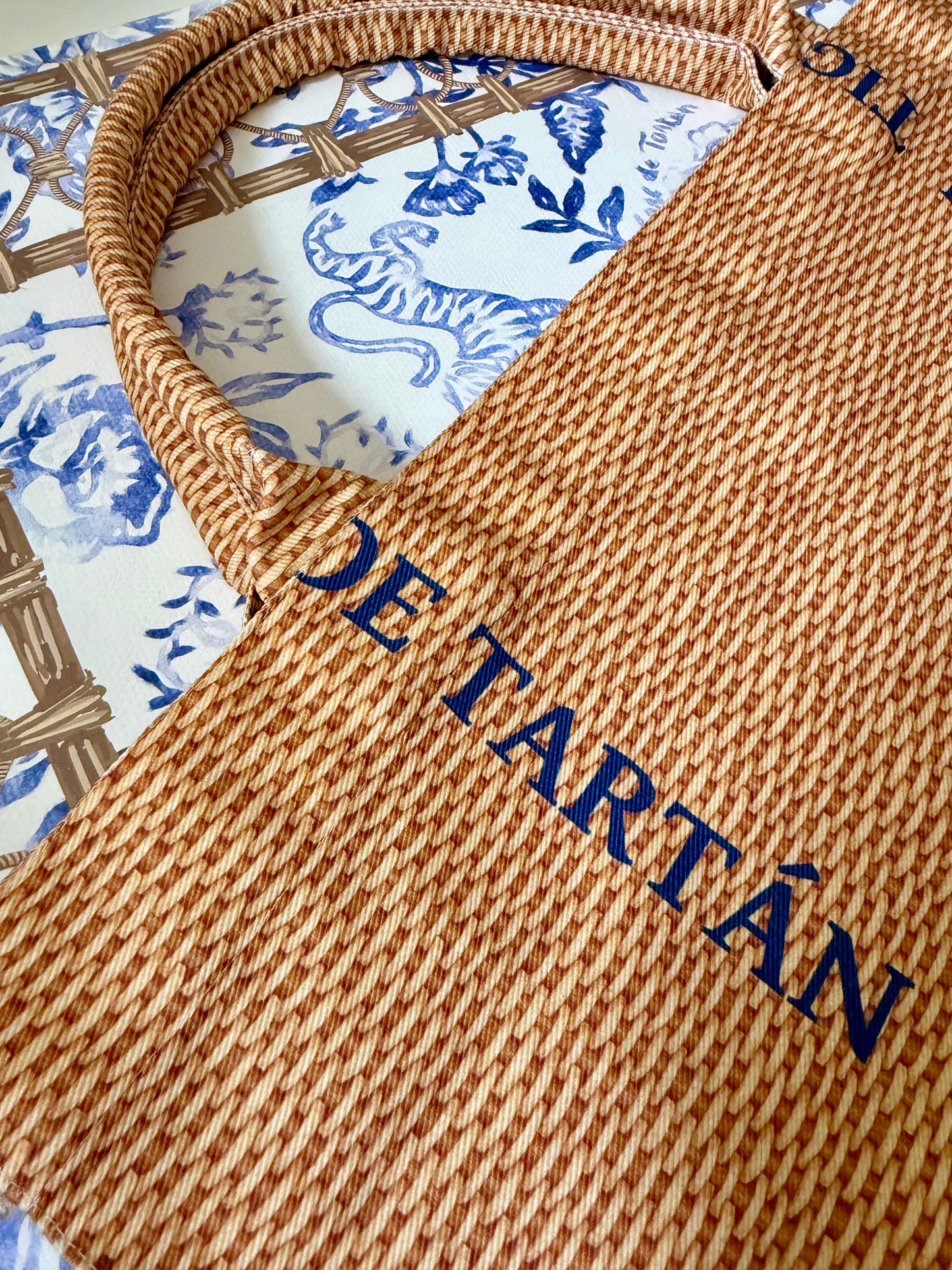 Jumbo Slouchy Denim Tote, NANTUCKET BASKET