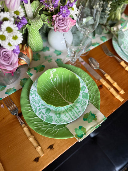 10" Melamine Dinner Plate, DOMINO LETTUCE, Set of 6 — view 4 of 8
