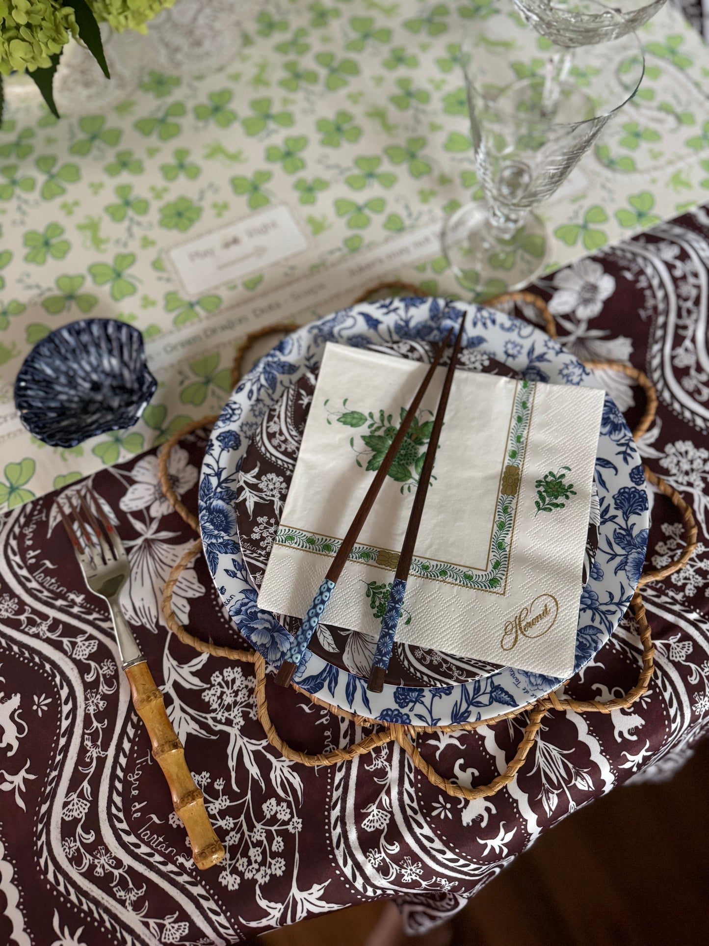 Sateen Cotton Tablecloth, Domino Oxblood