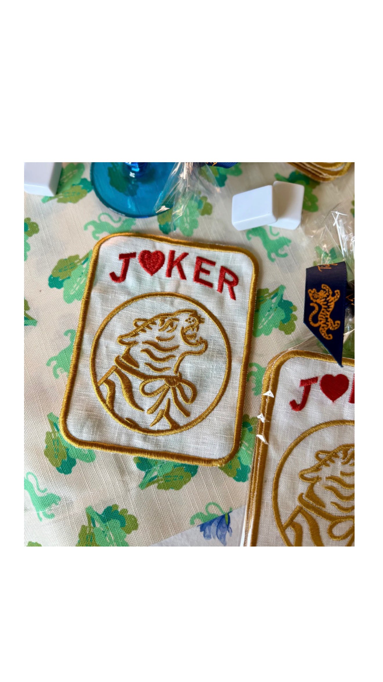 Joker Tile Needlepoint Canvas
