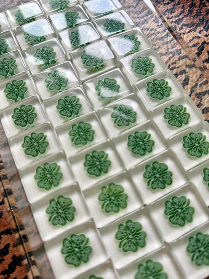 RETURNS IN JULY -House Clovers: Classic American Mahjong Tile Set with Signature Clover Logo — view 6 of 20