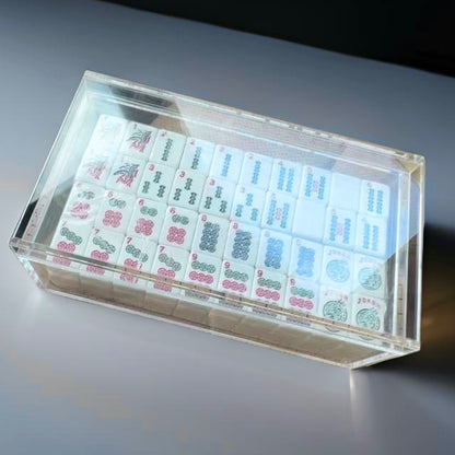 Premium Acrylic Mahjong Tile Box – with Needlepoint Display Slot ( does not include needlepoint canvas) — view 5 of 9