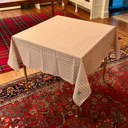 Performance Tablecloth, Trompe L'oeil CANNAGE BLONDE — view 12 of 14