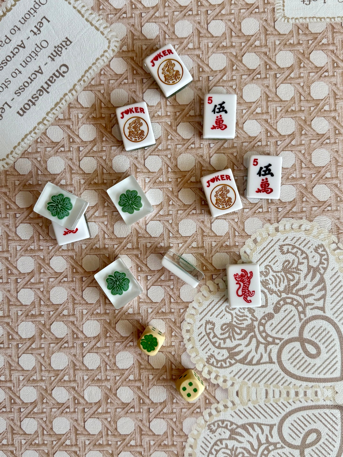 Mahjong Gaming Mat, CANNAGE BLONDE **RULES EDITION**