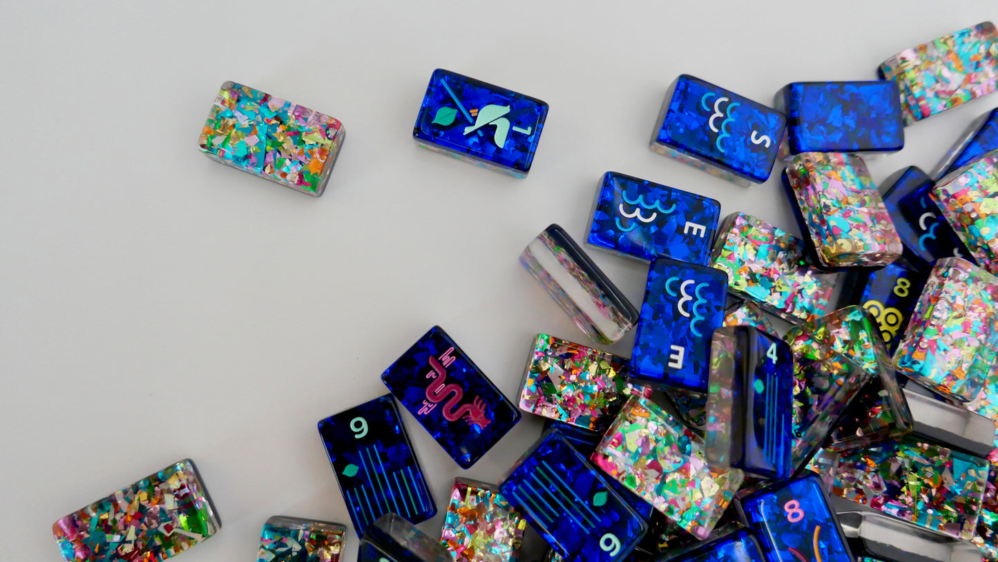 Mahj Pit Confetti Tiles