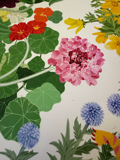arrives late July, third shipment- Mahjong Gaming Mat, Jardín de Los Jefes — view 5 of 8