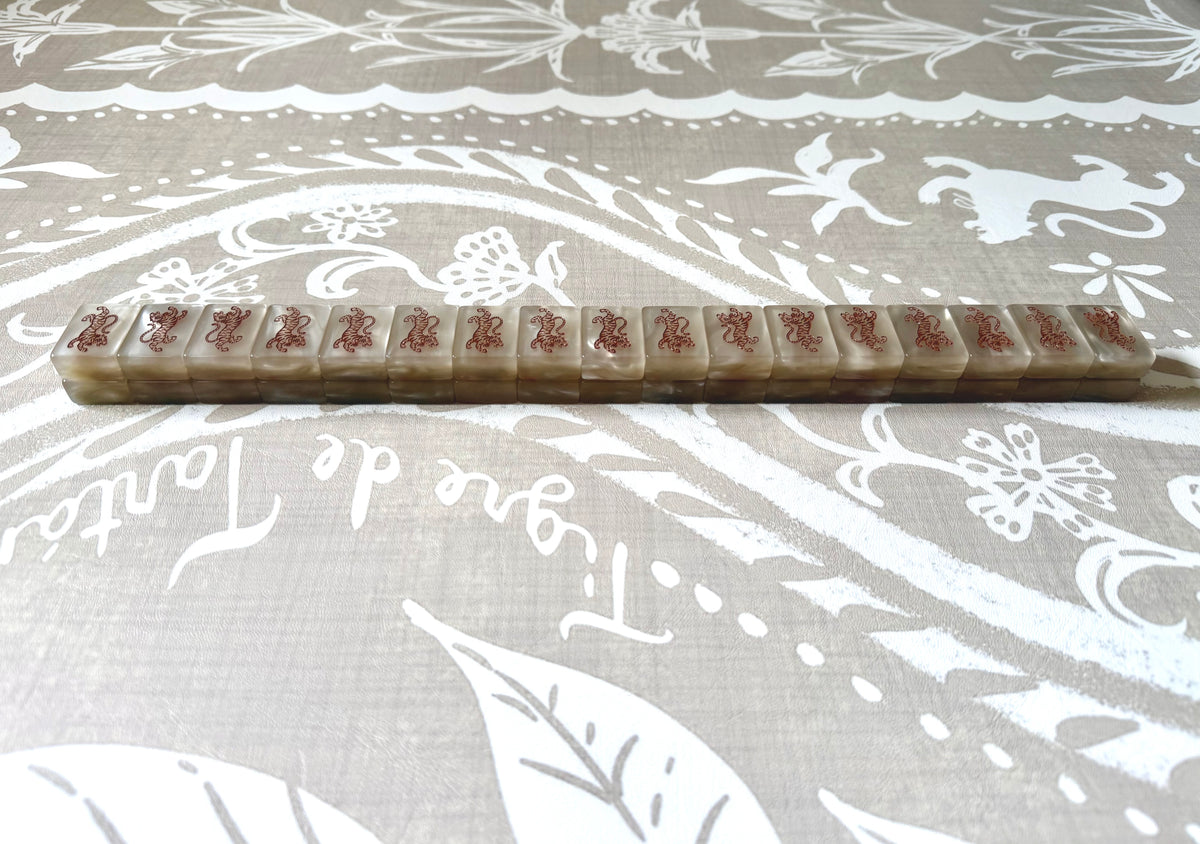House Tigers, OYSTER 🦪 Classic American Mahjong Tile Set